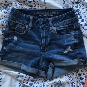American eagle jean shorts